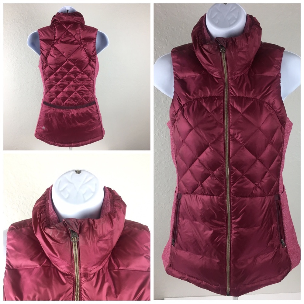 Lululemon Goose Down Vest Women’s Sz 4